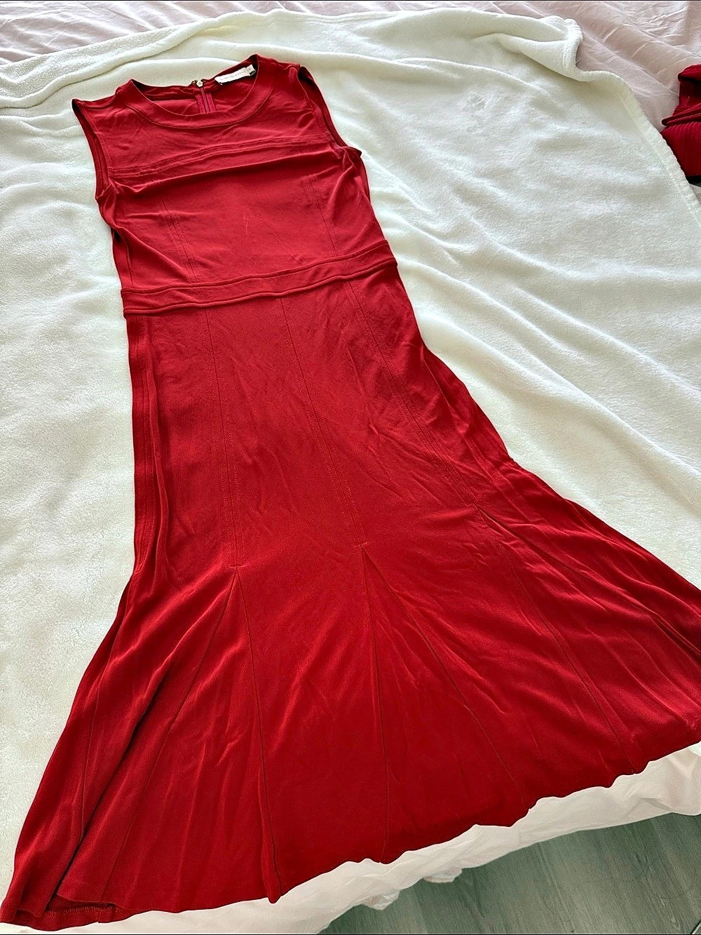 Tory Burch Red Maxi Dress Size Xsmall